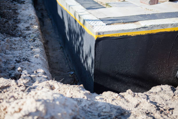 Residential Exterior Waterproofing installation at a Orient, OH home by SJ Waterproofing Pros